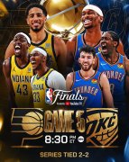 流言板]NBA官方：亚历山大G4扳平大比分明日雷霆步行者决战天王山
